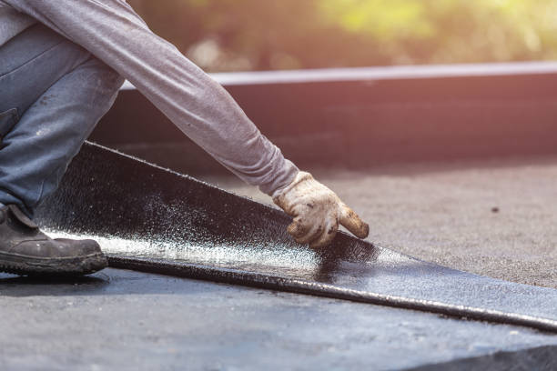 Professional Emergency Waterproofing technician working in Westwood, MI